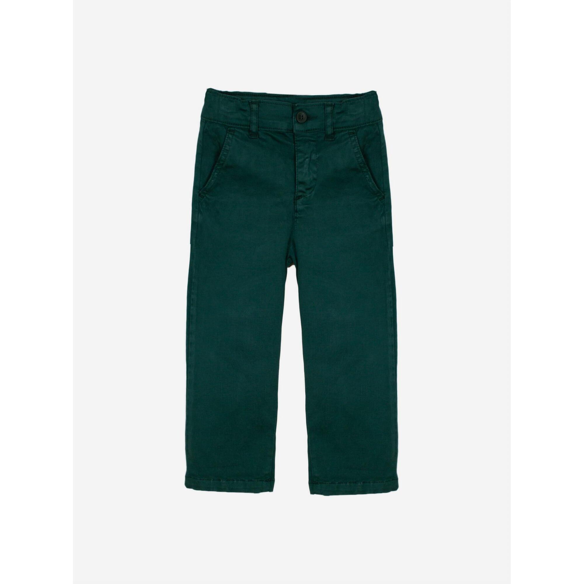 New Patachou Boy Woven Pants In Emerald
